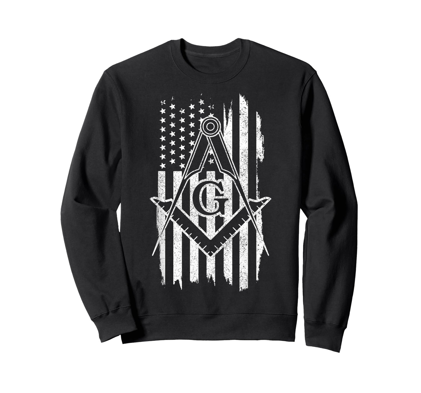 Patriotic Masonic American Flag T-Shirt