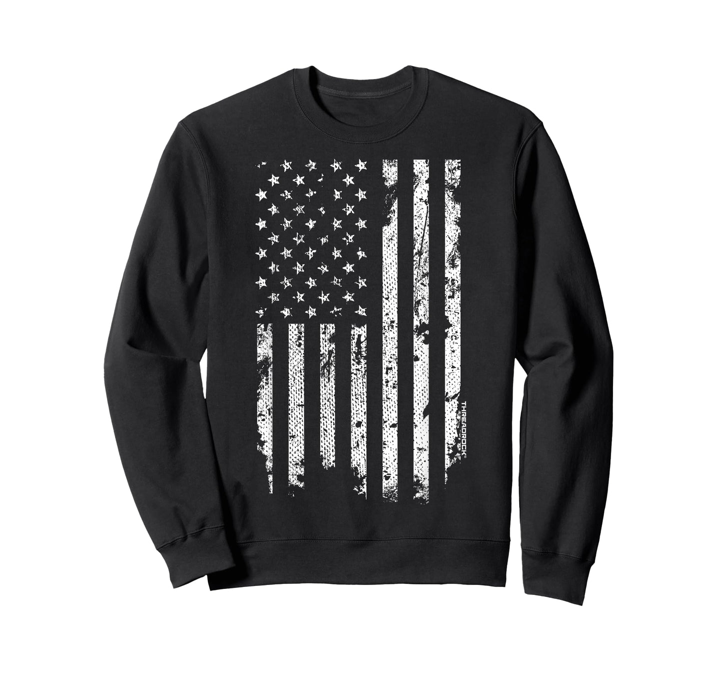 Distressed White American Flag T-Shirt T-Shirt