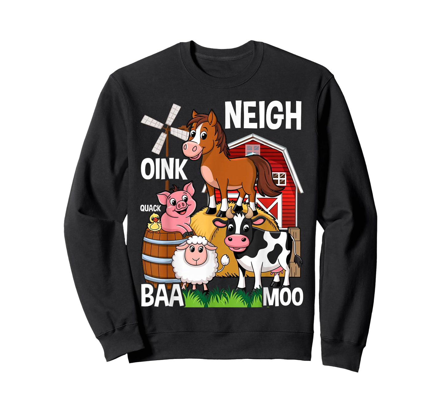 Cute Farm Animals With Sounds T-Shirt