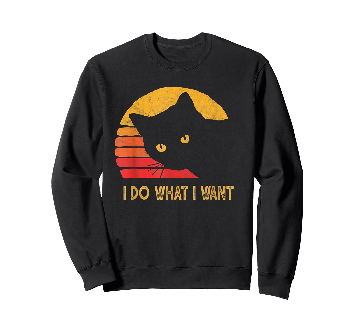 Retro I do what I want with my cat funny gift T-Shirt