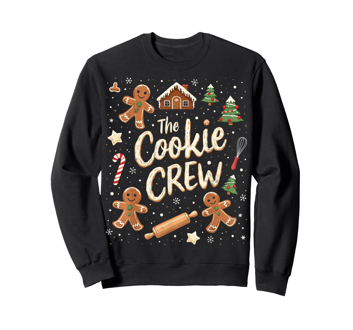 Christmas Baking The Cookie Crew Gingerbread Crew T-Shirt