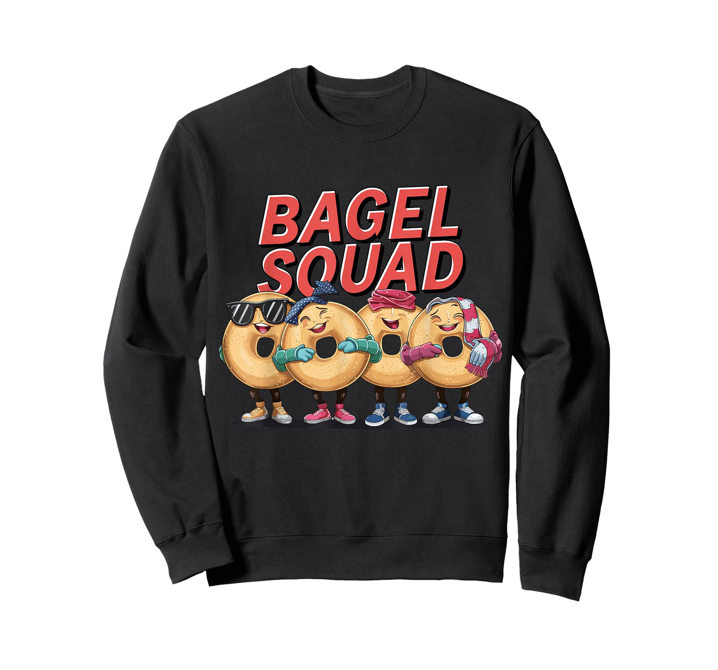 Bagel Squad Shirt for Bagel Lover | Jewish Food Bagel T-Shirt