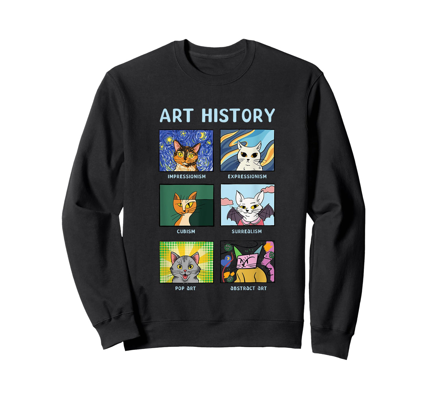 Art History Cats Fine Arts Cat for Art Collector T-Shirt