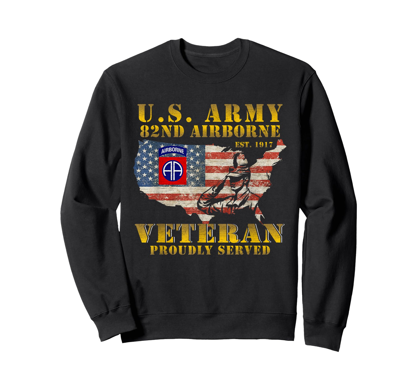 82nd Airborne Division Death From Above Fort Bragg Veteran T-Shirt