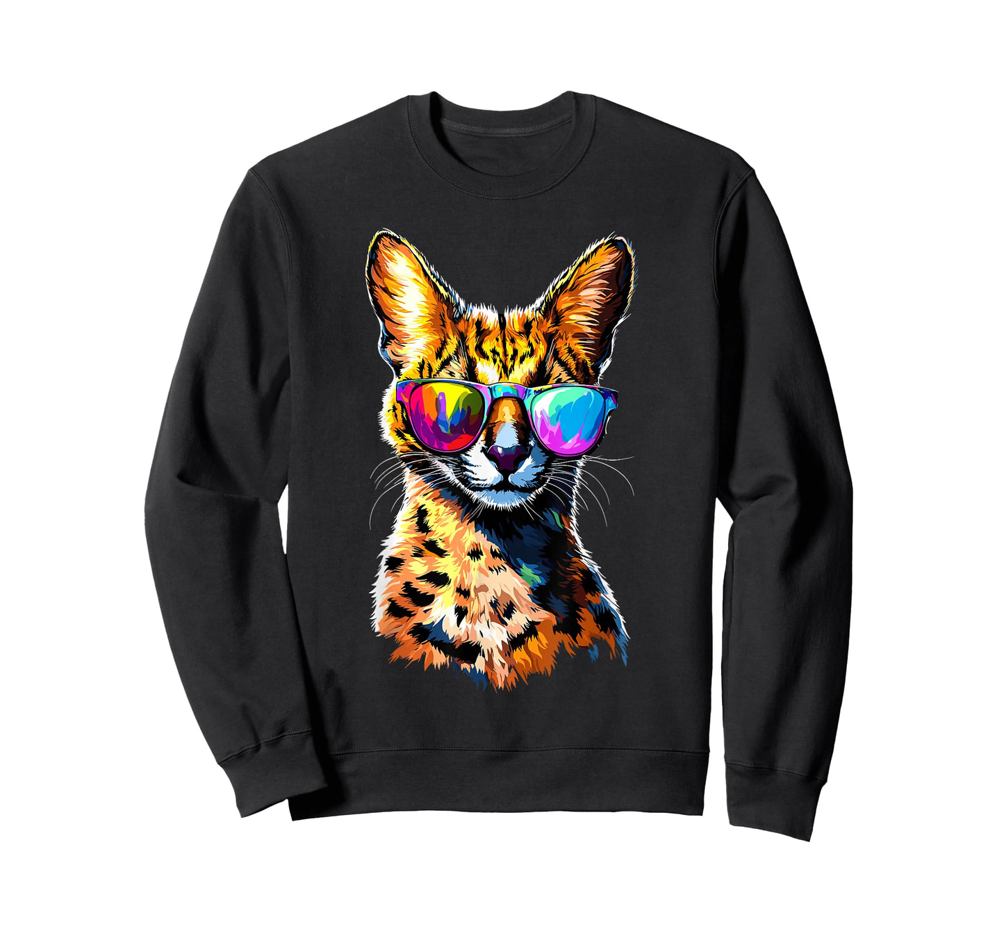 Serval Big Cat Africa Savannah Leopard Cat Cute Serval T-Shirt