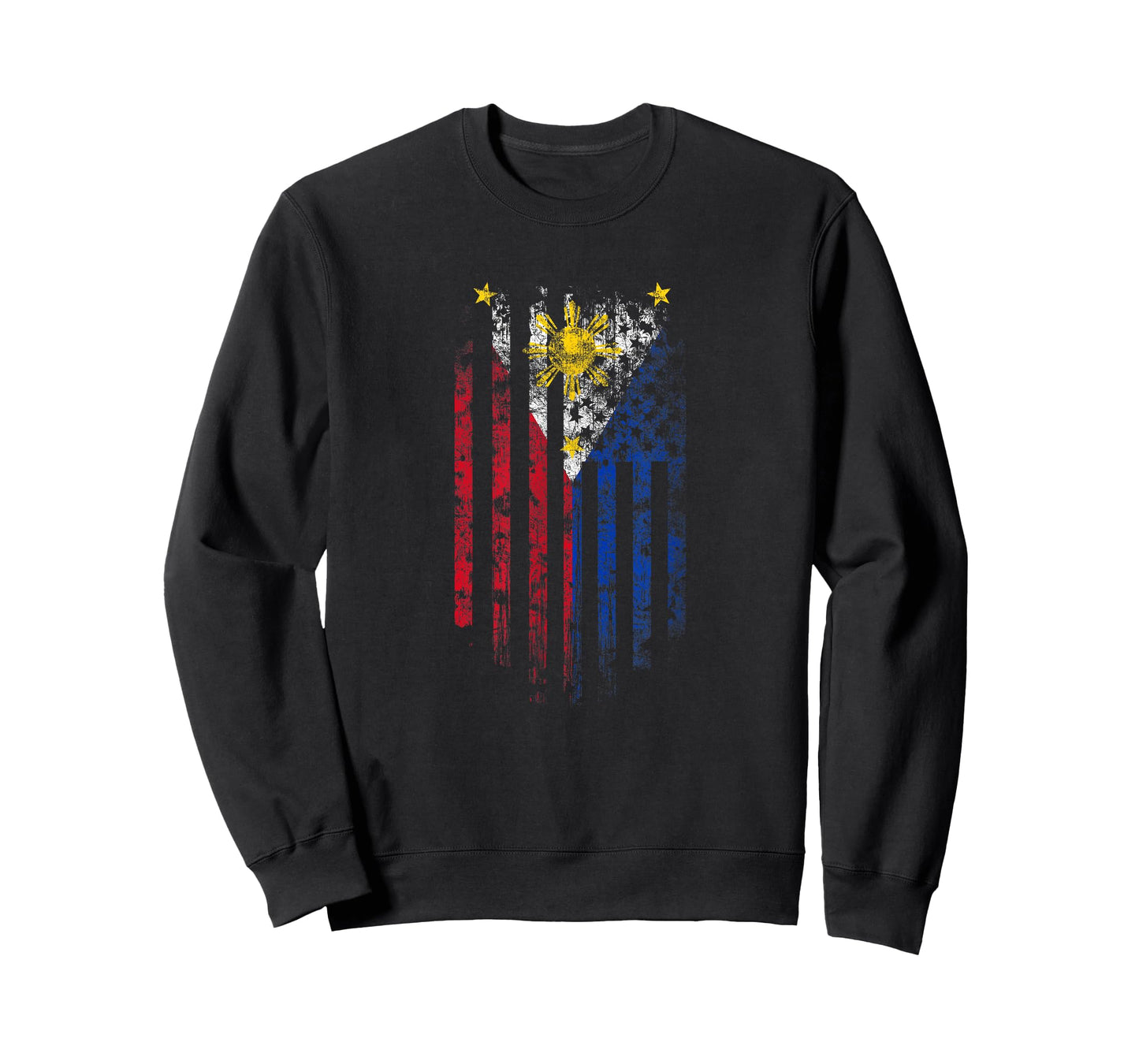Filipino American Flag T-Shirt - Philippines Shirt T-Shirt for Women Kids Men