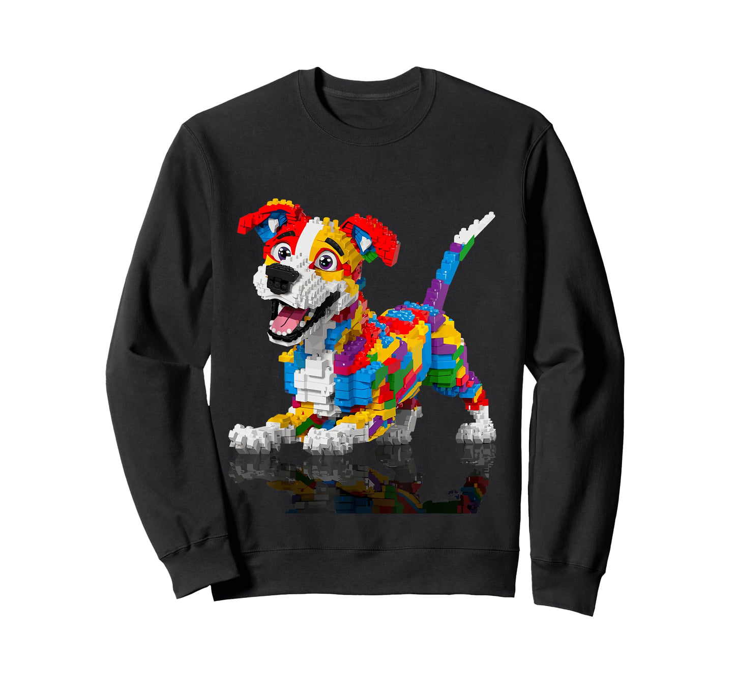 Master Builder Kids Building Blocks Dog Brick Builder T-Shirt