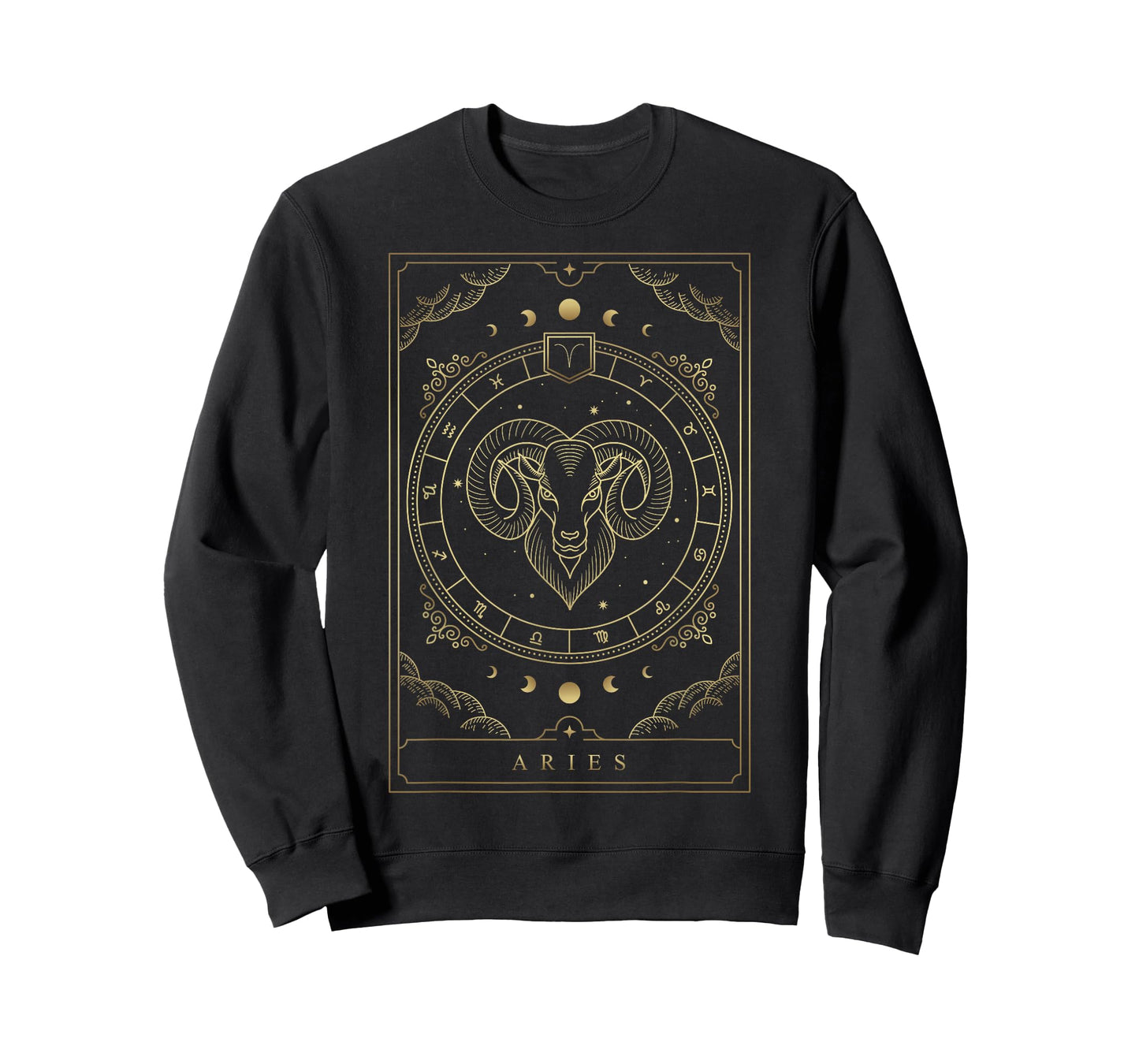 Aries Horoscope and Zodiac Constellation Symbol T-Shirt