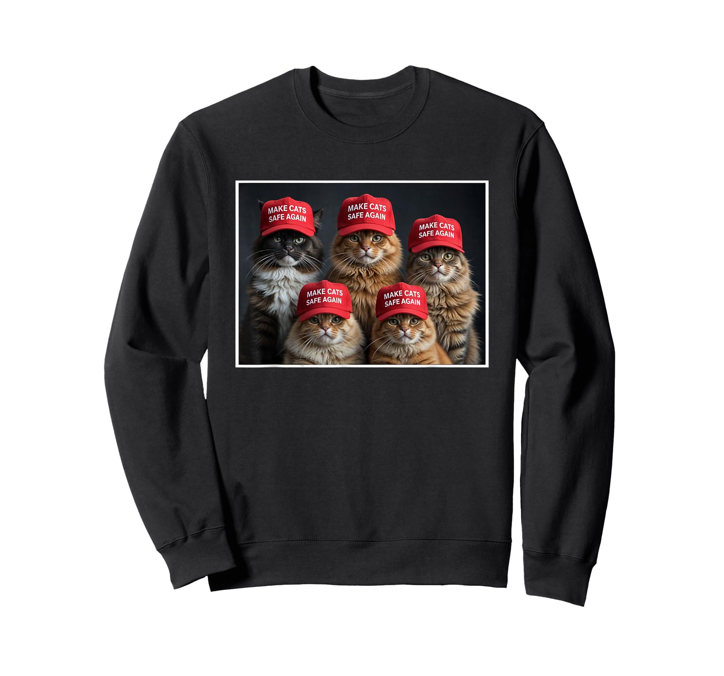 Donald Trump Make Cats Safe Again Red Hat 2024 Debate Funny T-Shirt