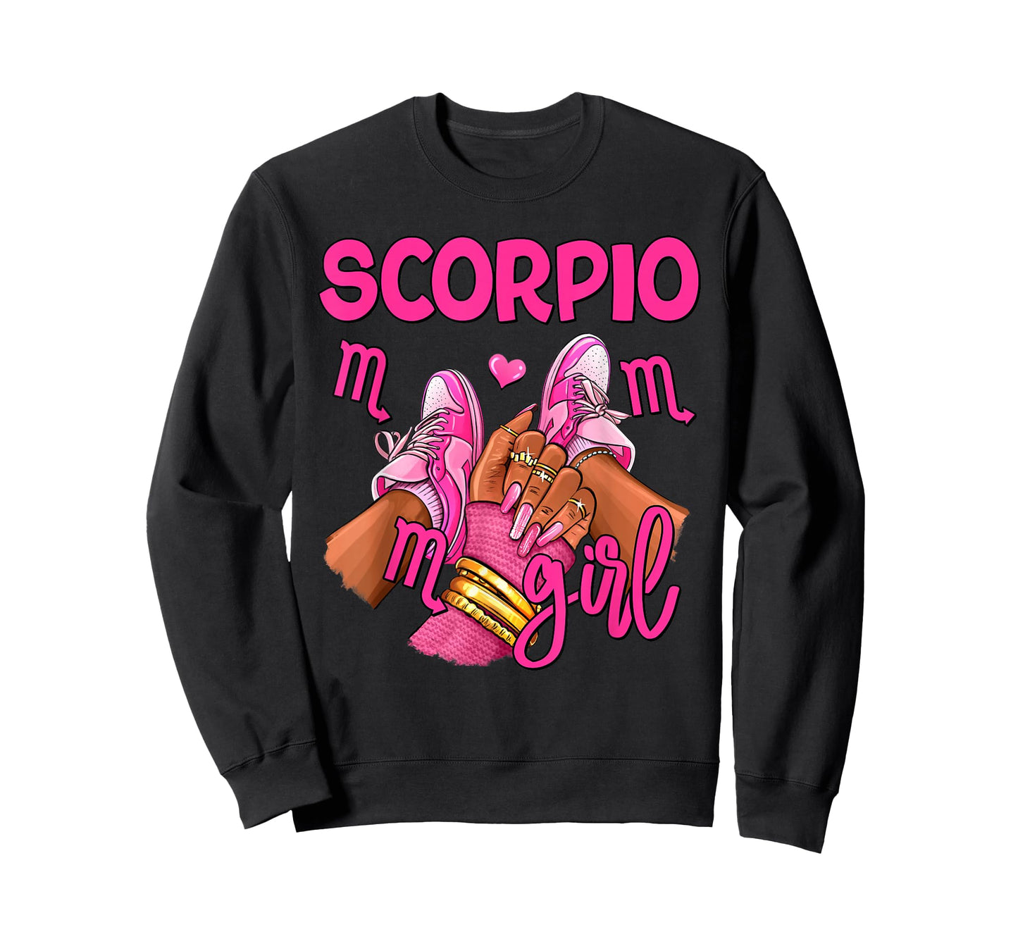 Scorpio Girl Birthday Queen Women Sneakers Zodiac Sign T-Shirt