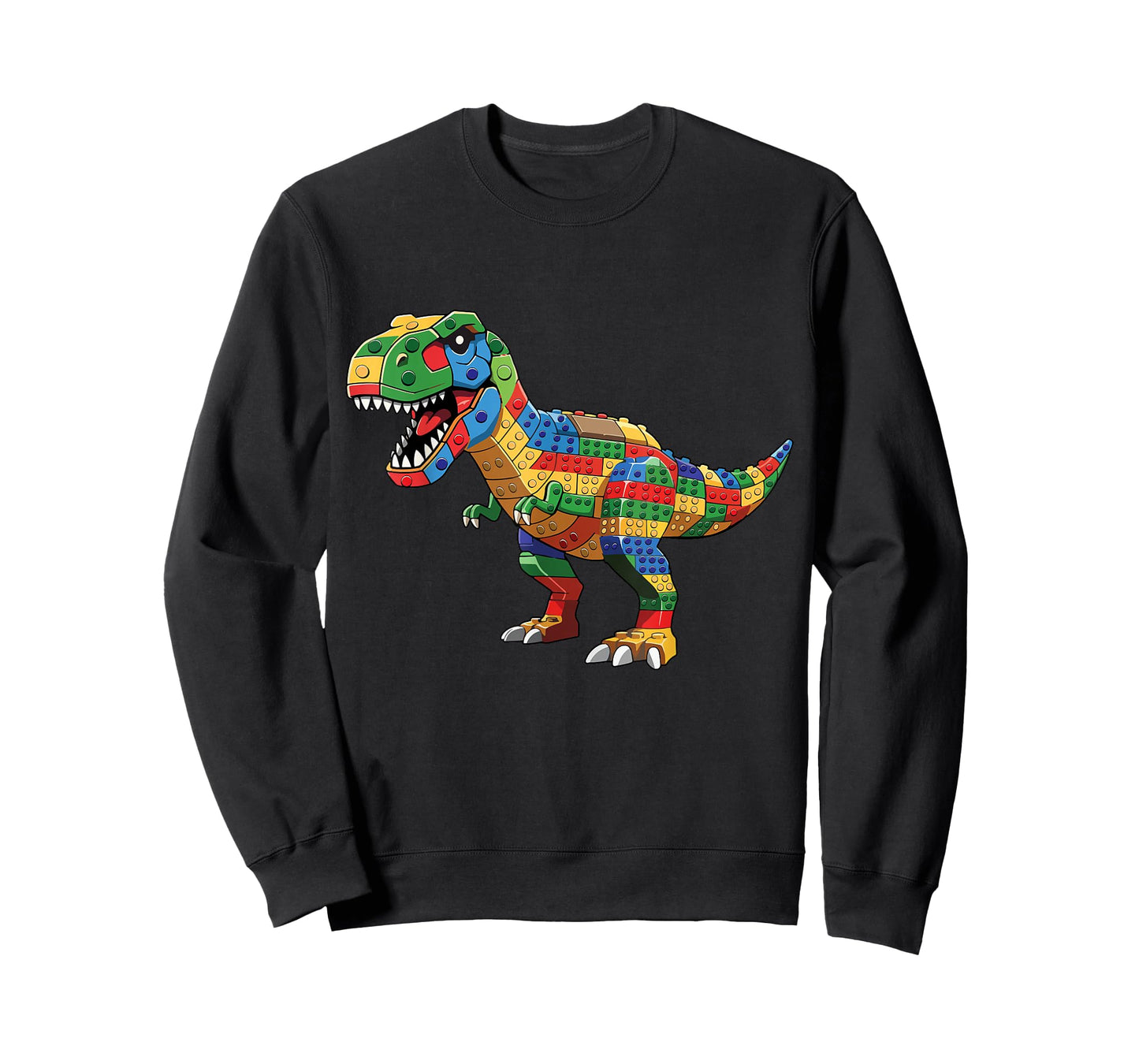 Dinosaur Raptor Master Builder Block Building Brick Builder T-Shirt