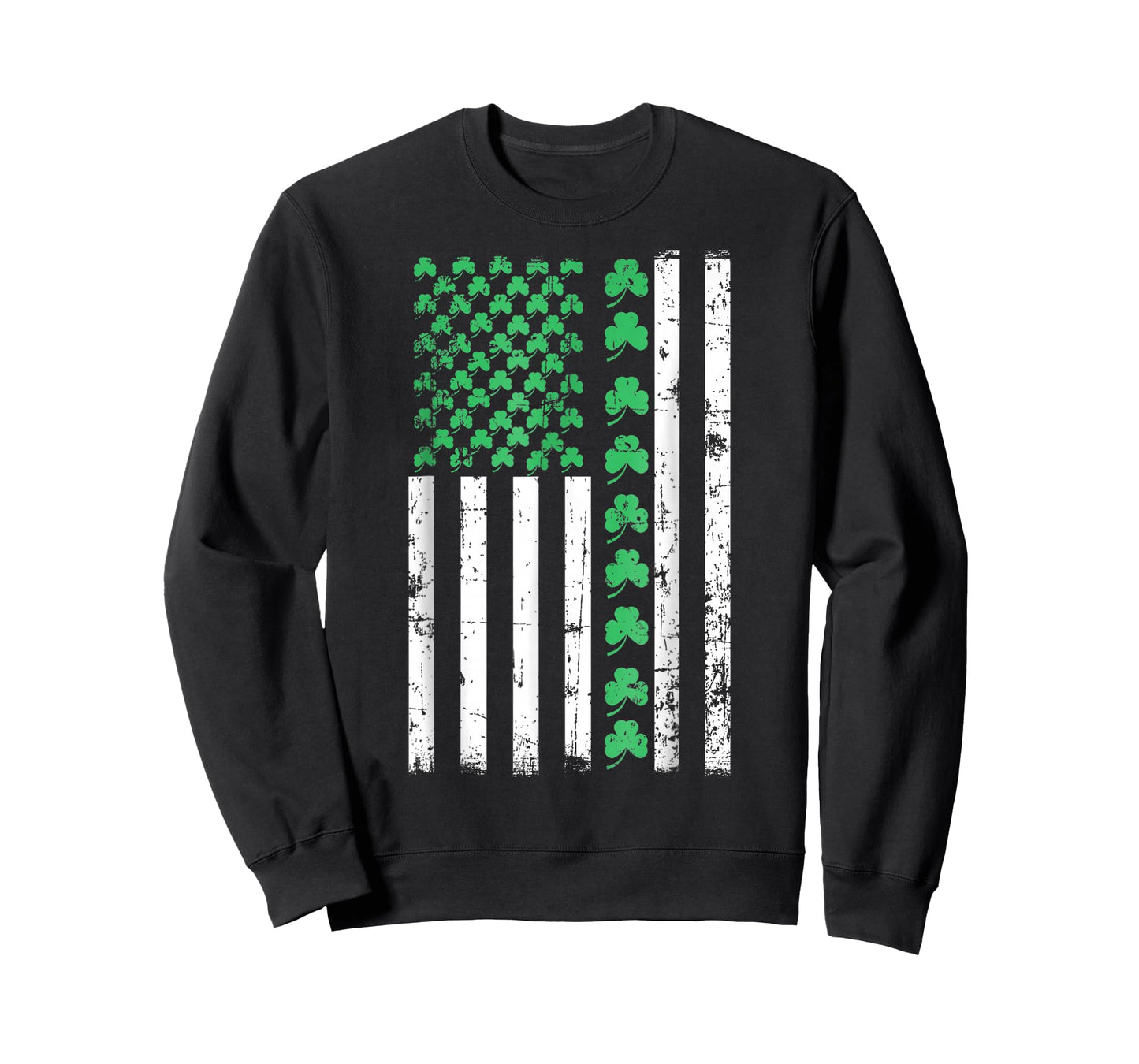 American Flag St Patricks Day T Irish Lucky T-Shirt