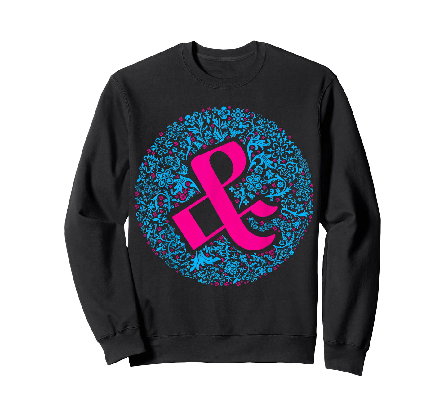 & Ampersand Floral Typography Art for Font Nerds T-Shirt