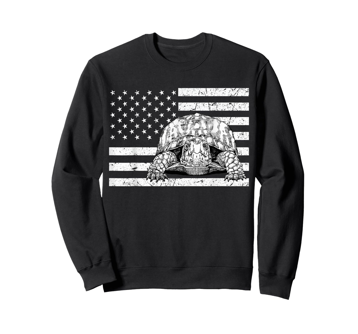 Eastern Box Turtle 4th of July US American Flag Patriotic T-Shirt