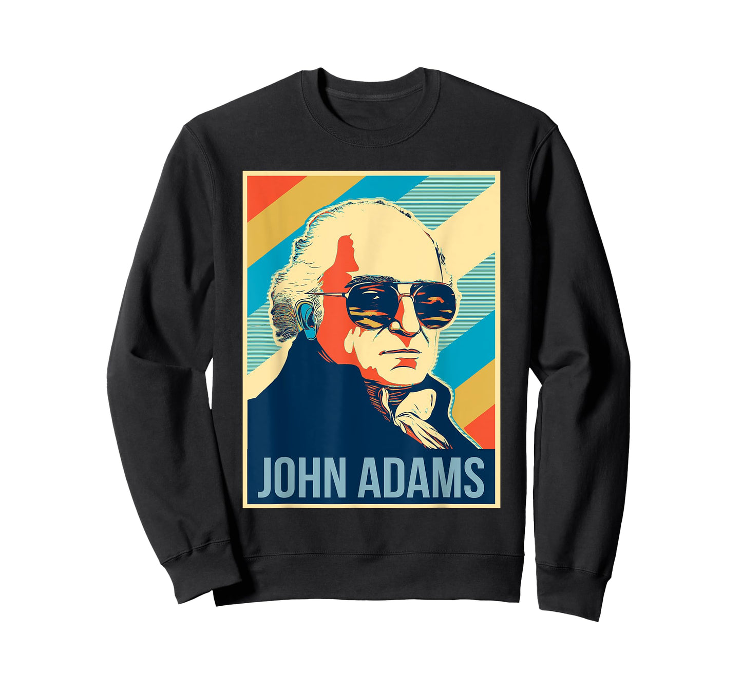 4th Of July John Adams President Retro Patriotic T-Shirt