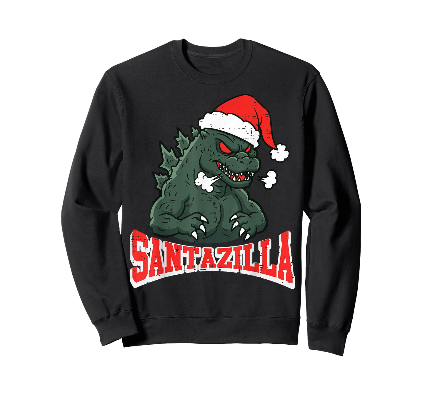Christmas Japanese Monster Santazilla Xmas Men Women Kids T-Shirt