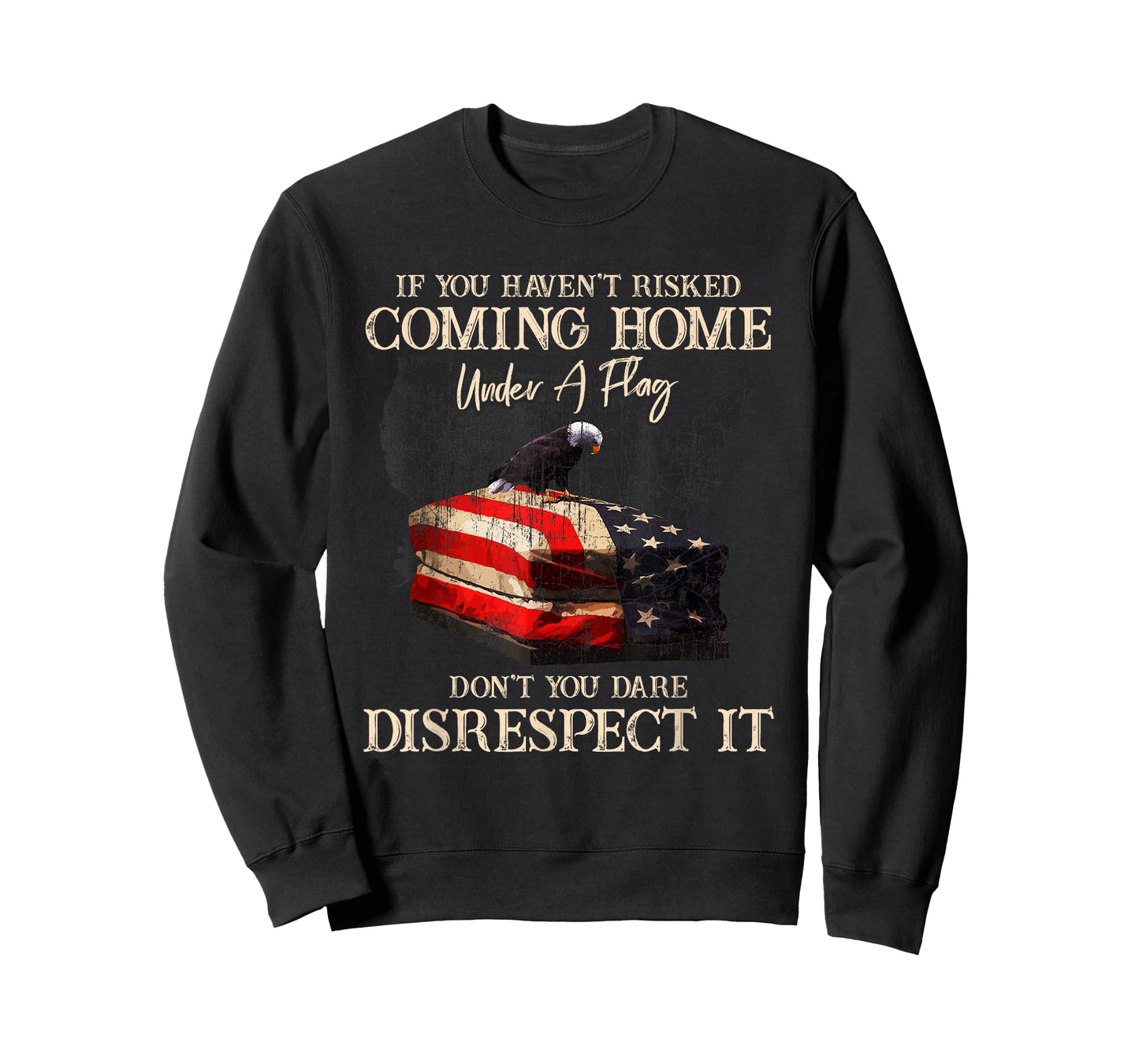 If You Haven't Risked Coming Home Under A Flag - US American T-Shirt