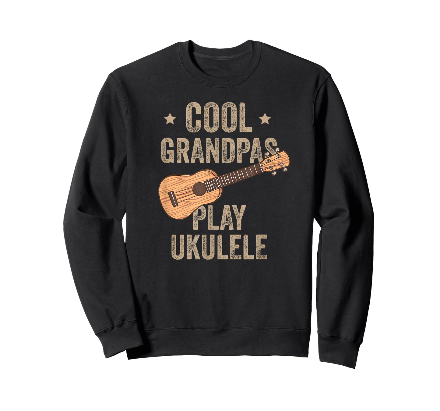 Cool Grandpas Play Ukulele Ukulele Music Guitar T-Shirt