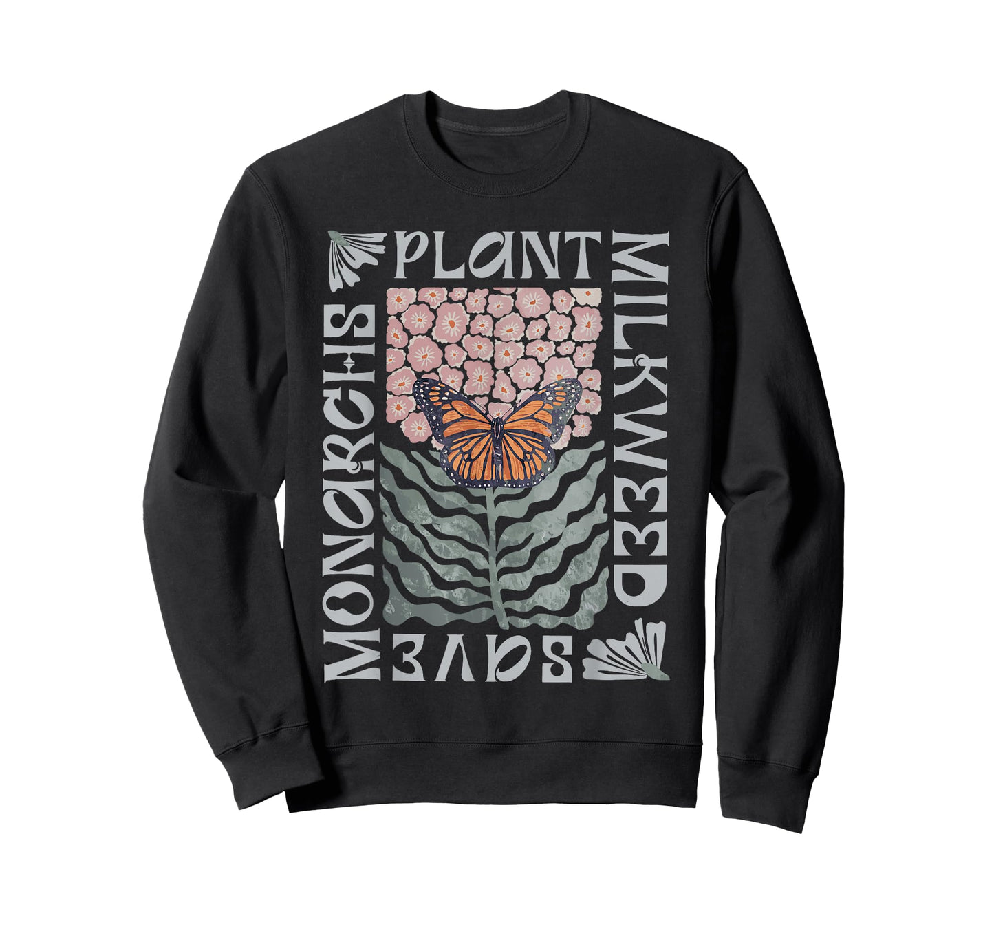 Save The Monarchs Plant Some Milkweed Butterfly T-Shirt
