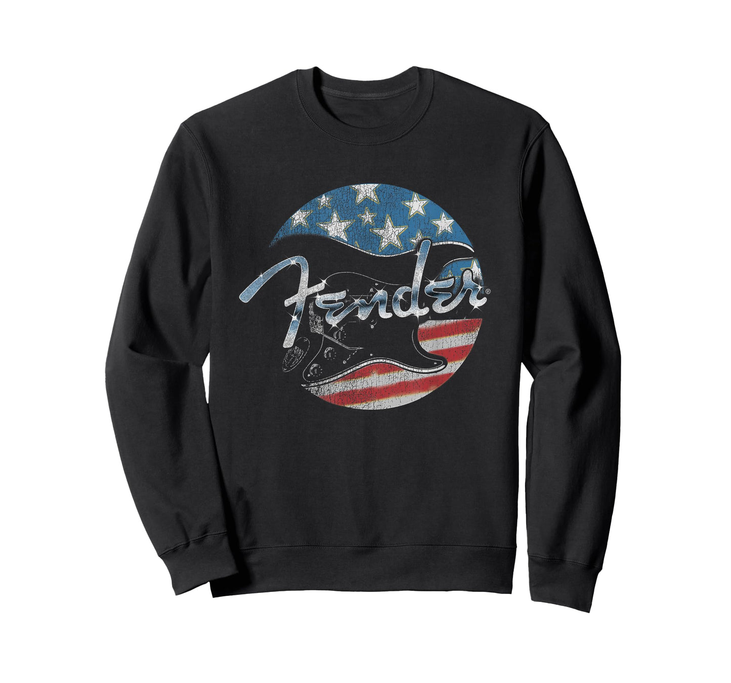 Fender 4th of July Red White & Rock Vintage Badge T-Shirt
