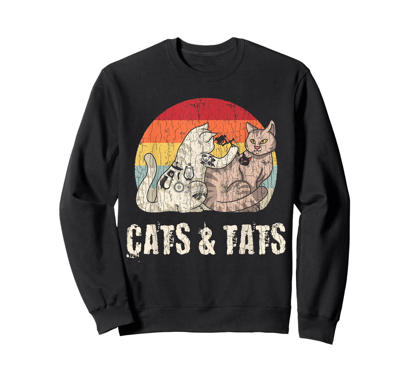 Cats and Tats T-Shirt Tattoo Cute Funny Gift T-Shirt