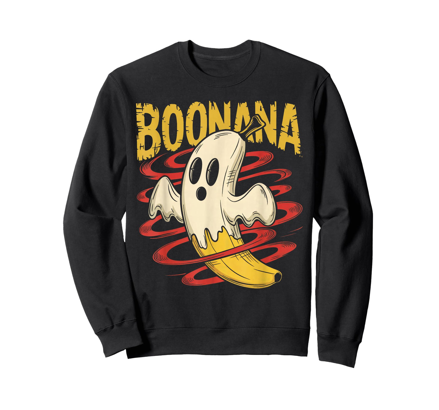 Boonana Cute Ghost Banana Halloween Costume Men Women Kids T-Shirt