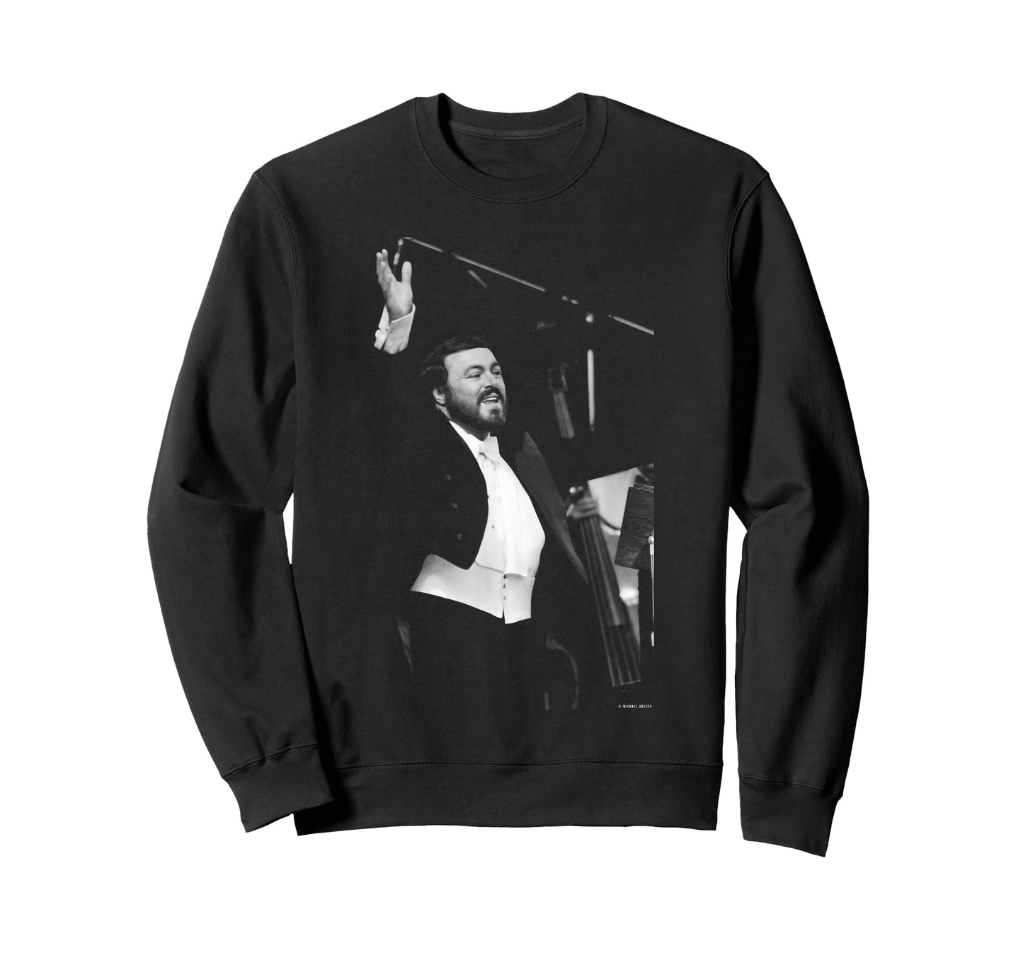 Italian Opera Singer Luciano Pavarotti by Michael Grecco T-Shirt