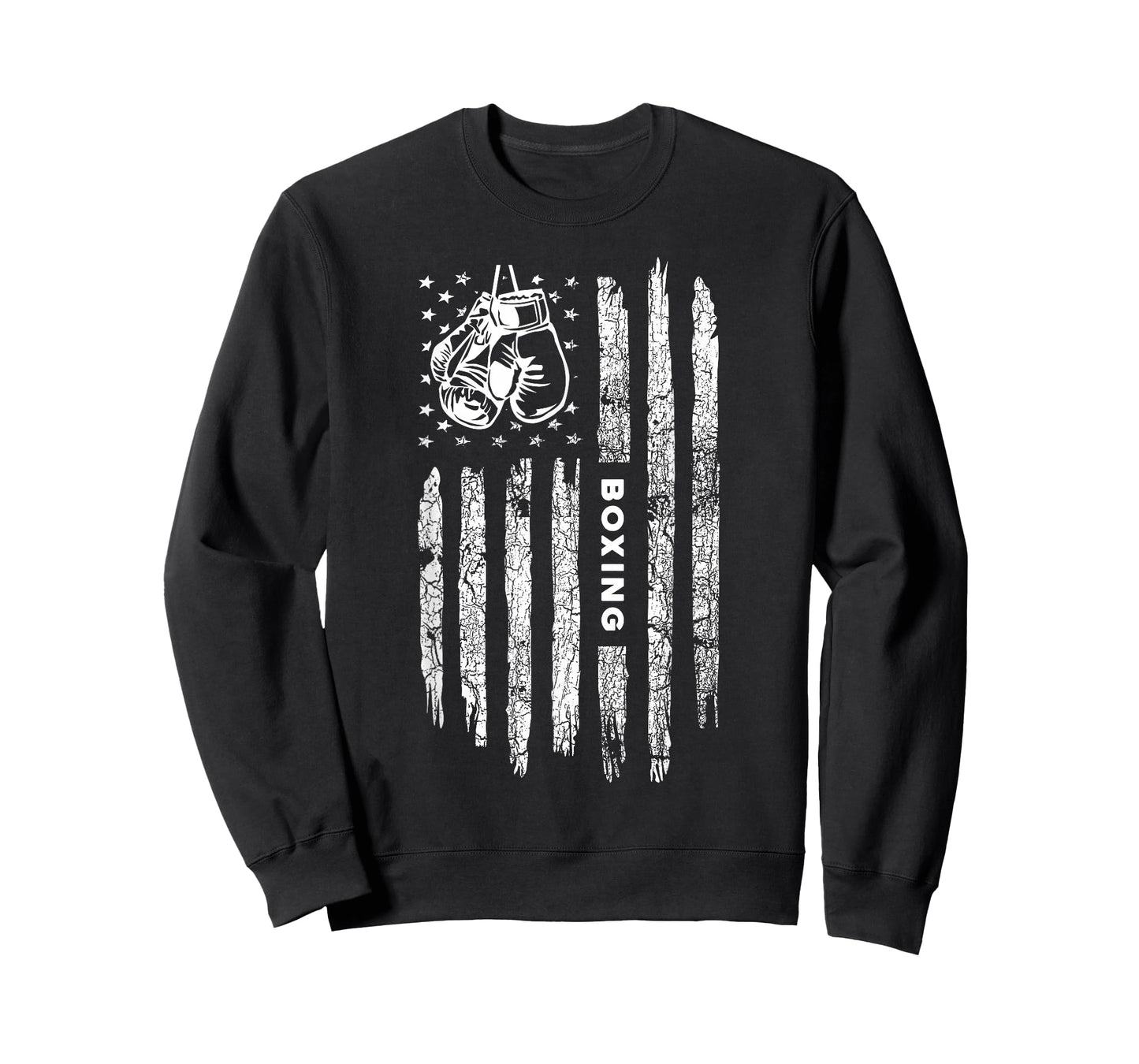 American Flag Boxing Distressed - Boxer Vintage Boxing T-Shirt Small