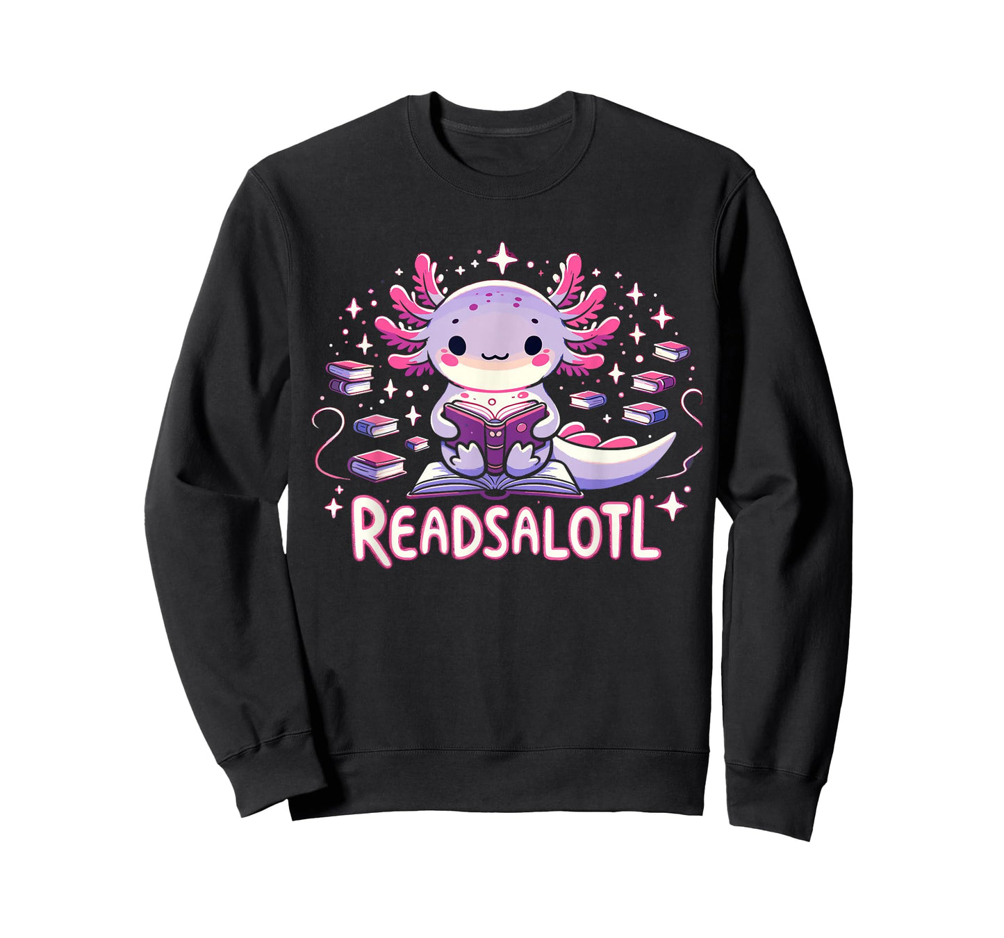 Axolotl Books Readsalotl Reading Bookworm Boys Girls Kids T-Shirt