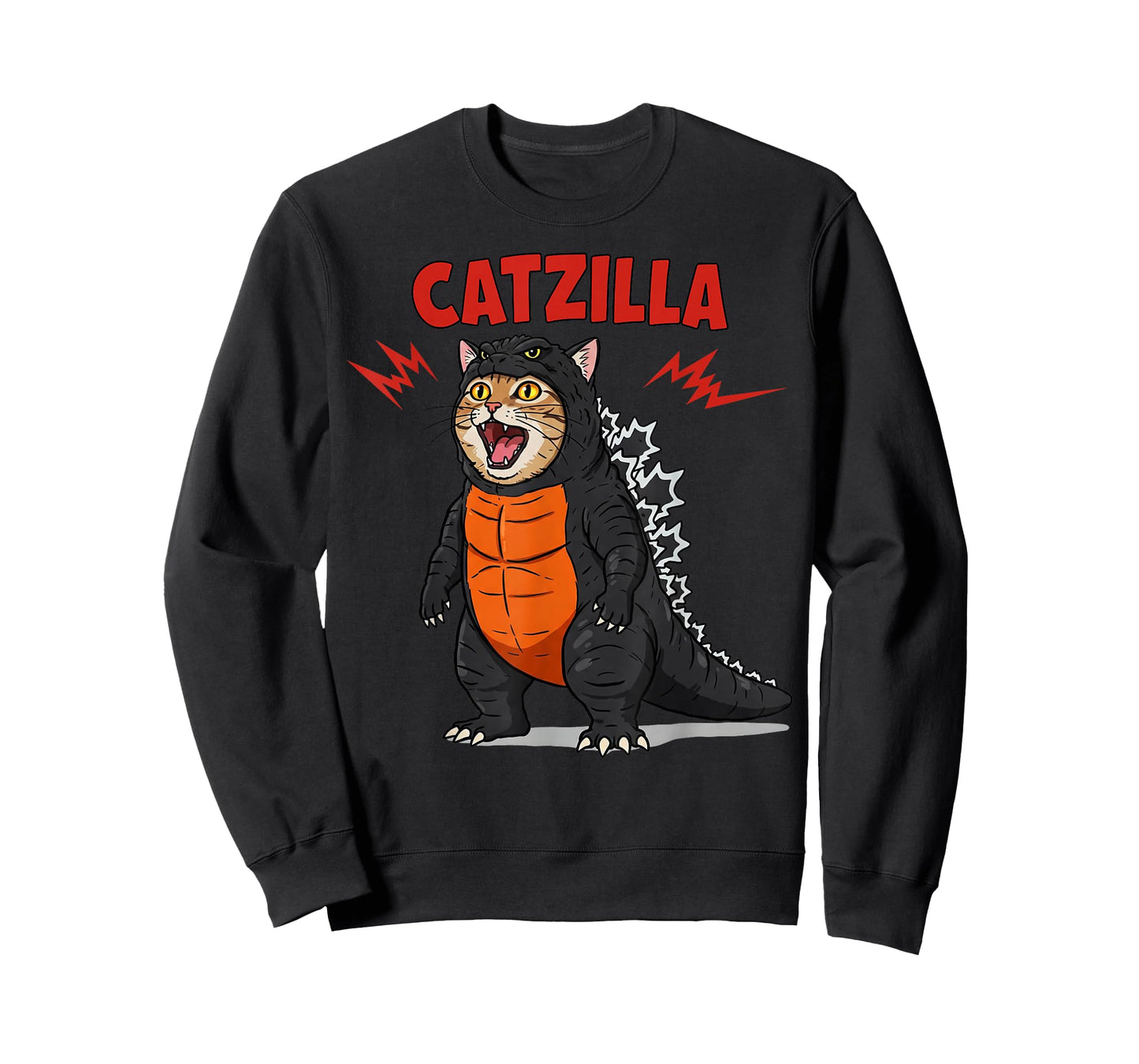 Cute Catzilla Cat Japanese Art Funny Gifts For Men Women Kid T-Shirt