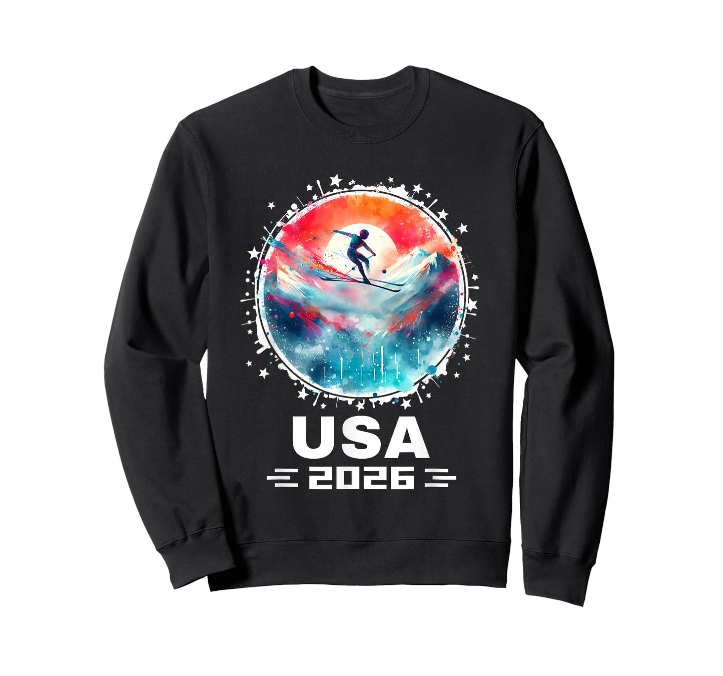 USA 2026 Go United States Winter Sports USA Team 2026 USA T-Shirt