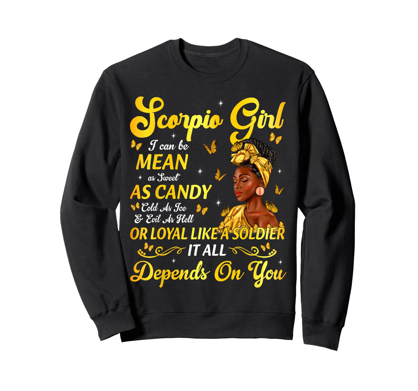 African American Birthday Black Women Scorpio Girl T-Shirt