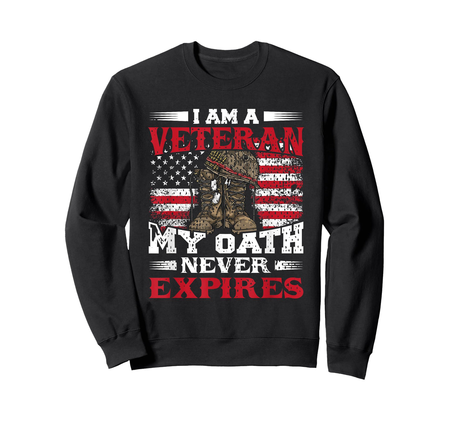 I Am A Veteran My Oath Never Expires - Veterans T-Shirt