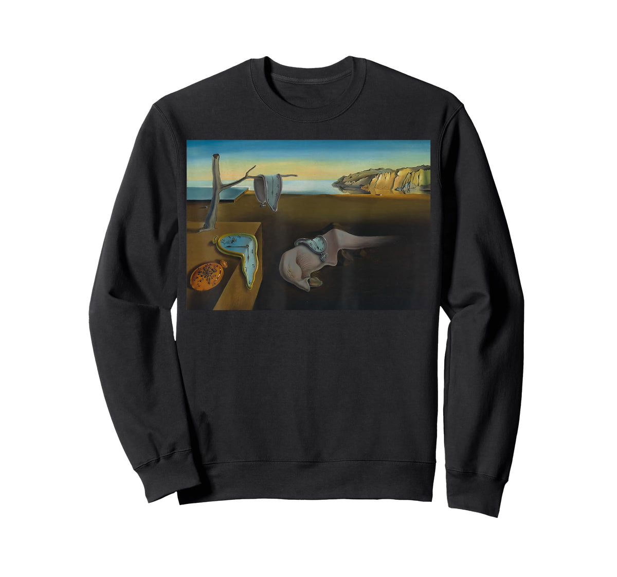 The Persistence of Memory Famous Painting by Dali T-Shirt Small