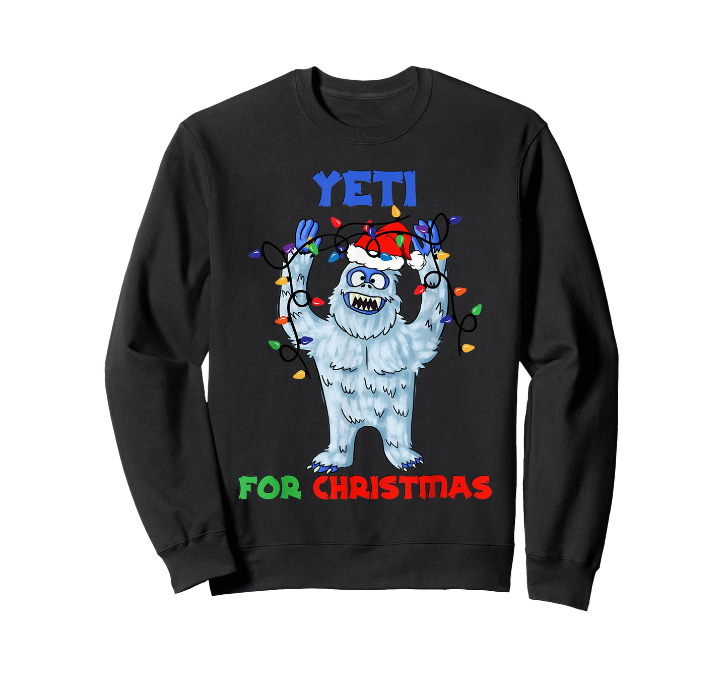 Abominable Snowman Yeti For Christmas Yeti Monster Holiday T-Shirt