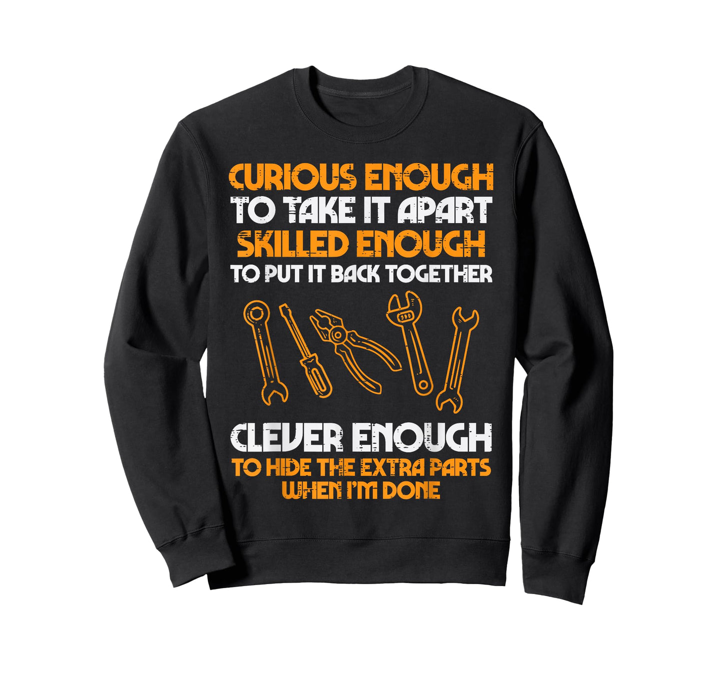 Curious Enough To Take It Apart Car Auto Garage Mechanic Men T-Shirt