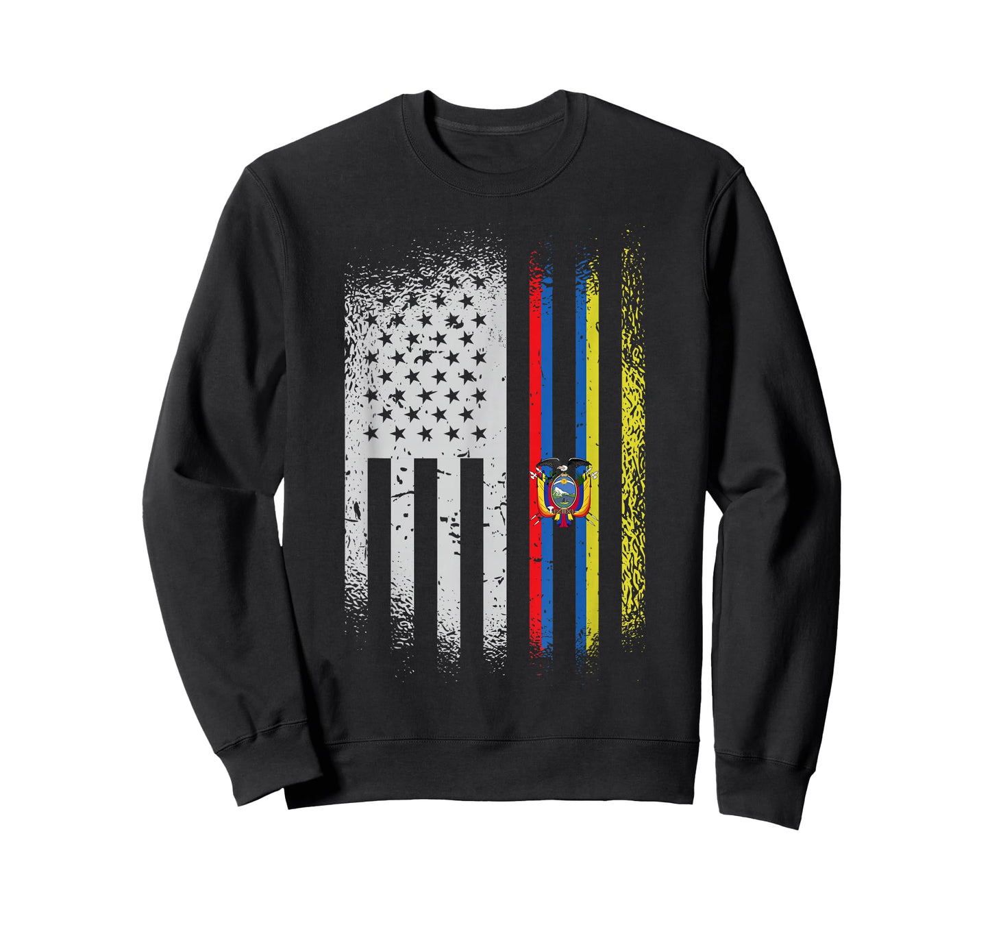 USA Ecuador Flag Ecuadorian American People Heritage Roots T-Shirt
