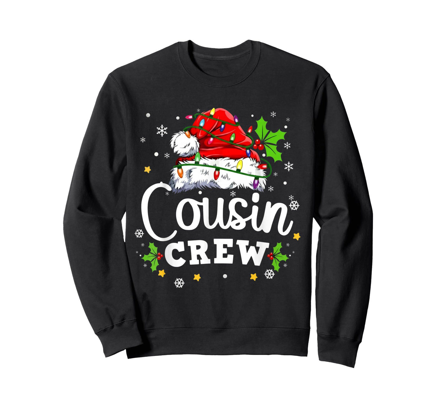 Christmas Cousin Crew 2025 Matching Xmas Family Pajama Pjs T-Shirt