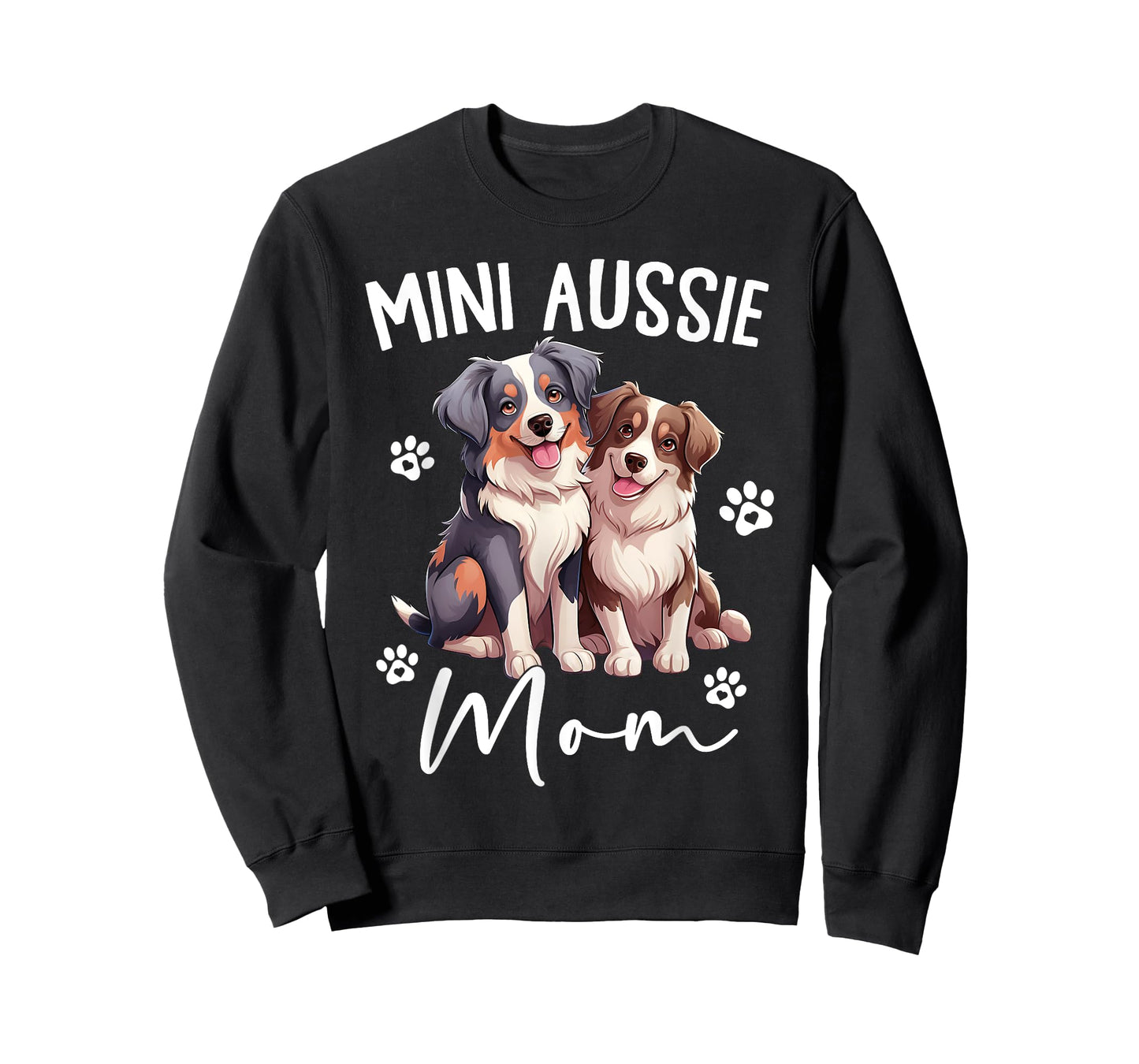 Aussie Mom Australian Shepherd World's Best Mini Aussie Mom T-Shirt