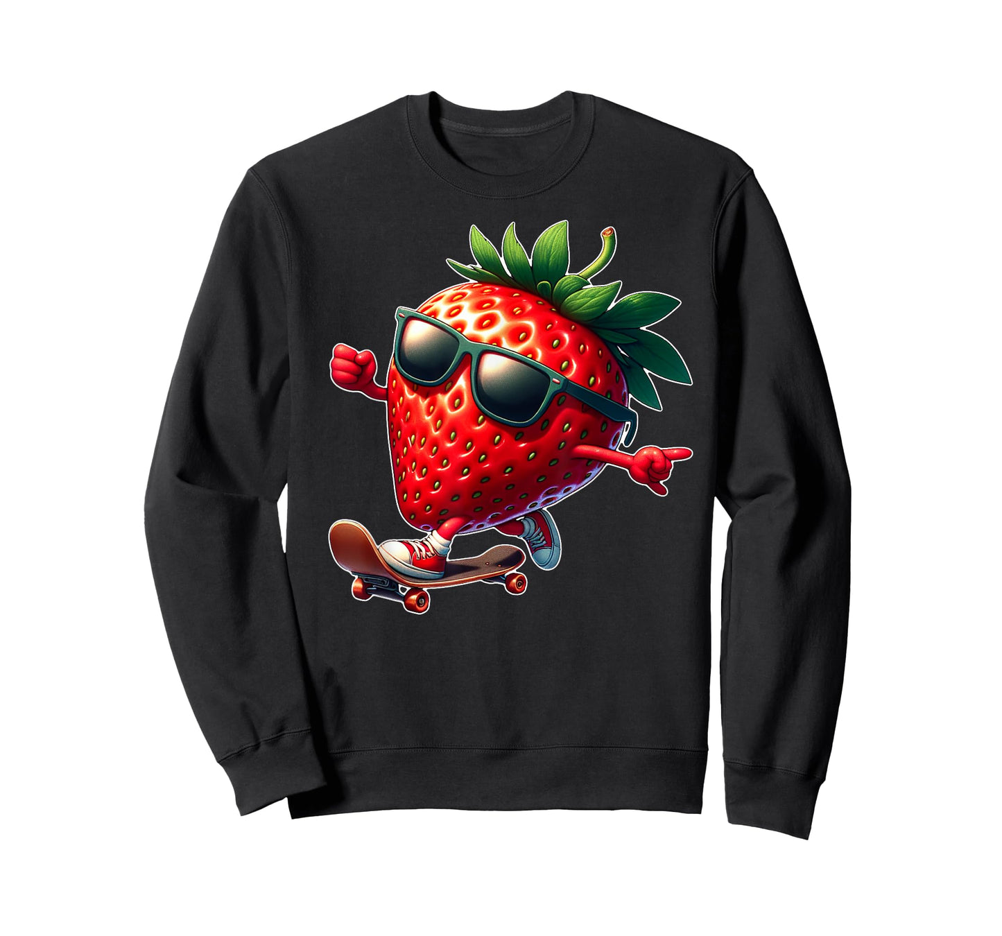 Funny Cool Skateboard Strawberry Festival 2024 Kids Toddlers T-Shirt
