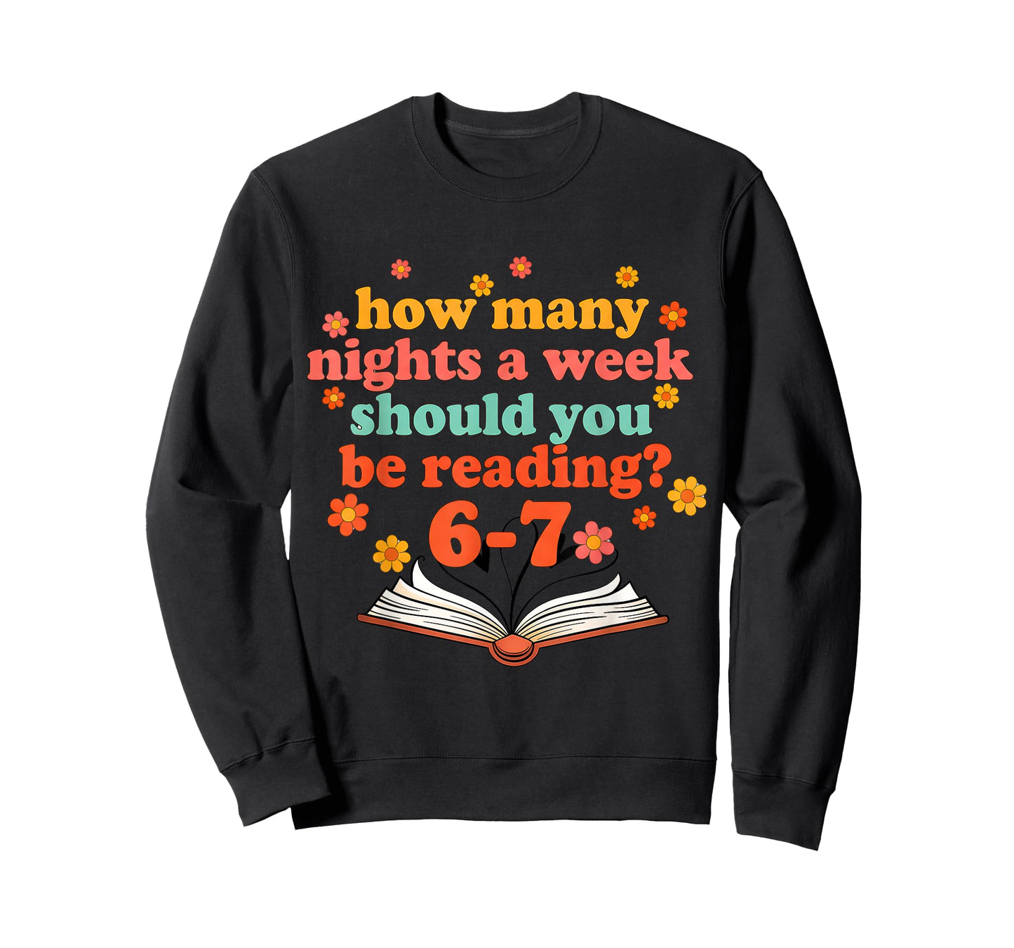 Funny Six Seven Meme 6 7 Teacher Book Reading 6 7 Teacher T-Shirt