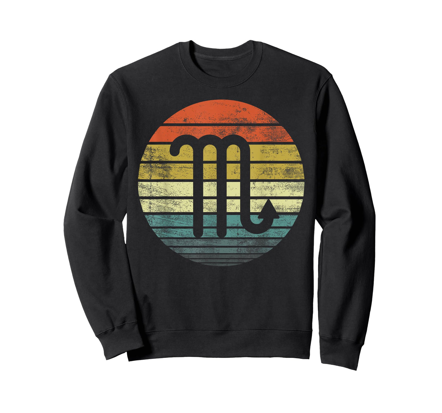 Scorpio Gifts Funny Retro Sunset Zodiac Sign Birthday T-Shirt