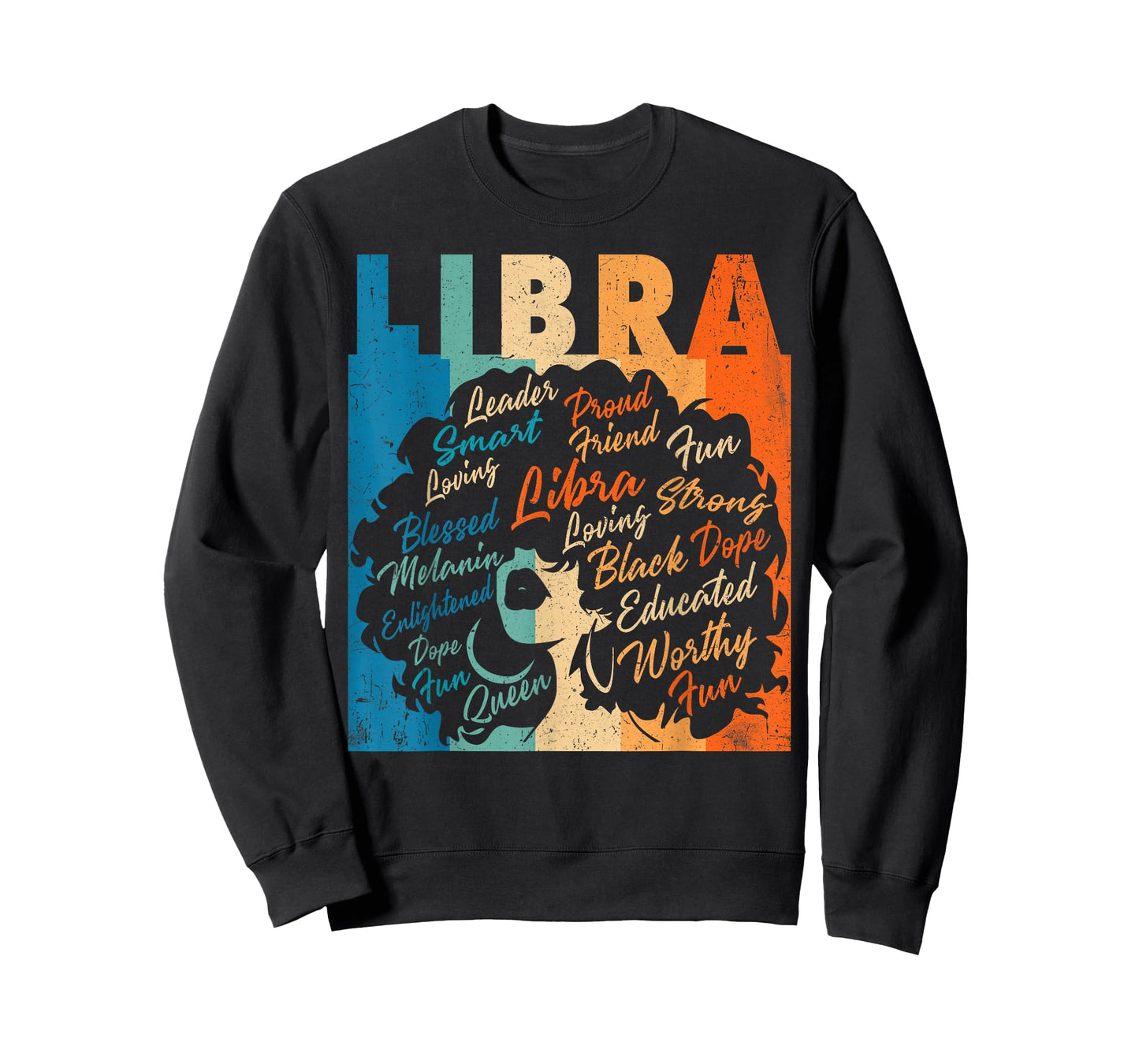 African American Women Zodiac Birthday Libra Girl T-Shirt
