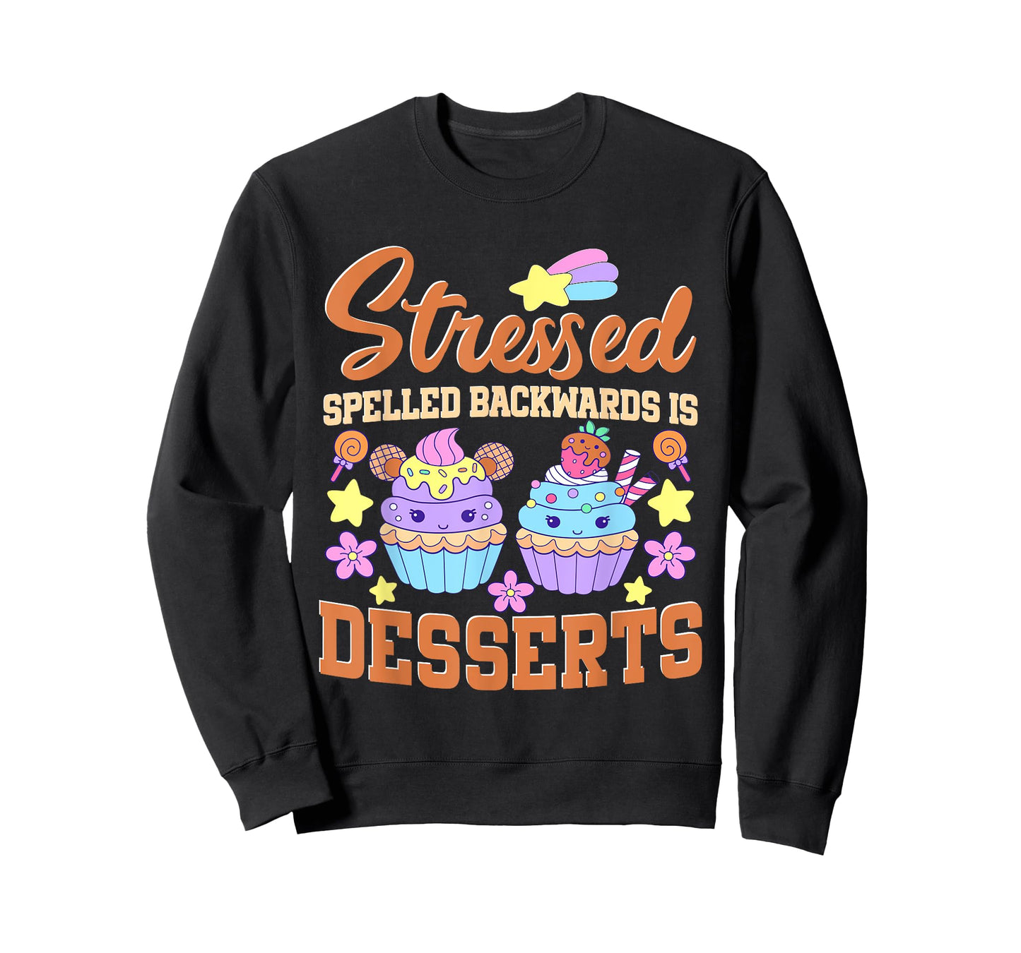 Baking Pastry Chef Stressed Spelled Backwards Is Desserts T-Shirt