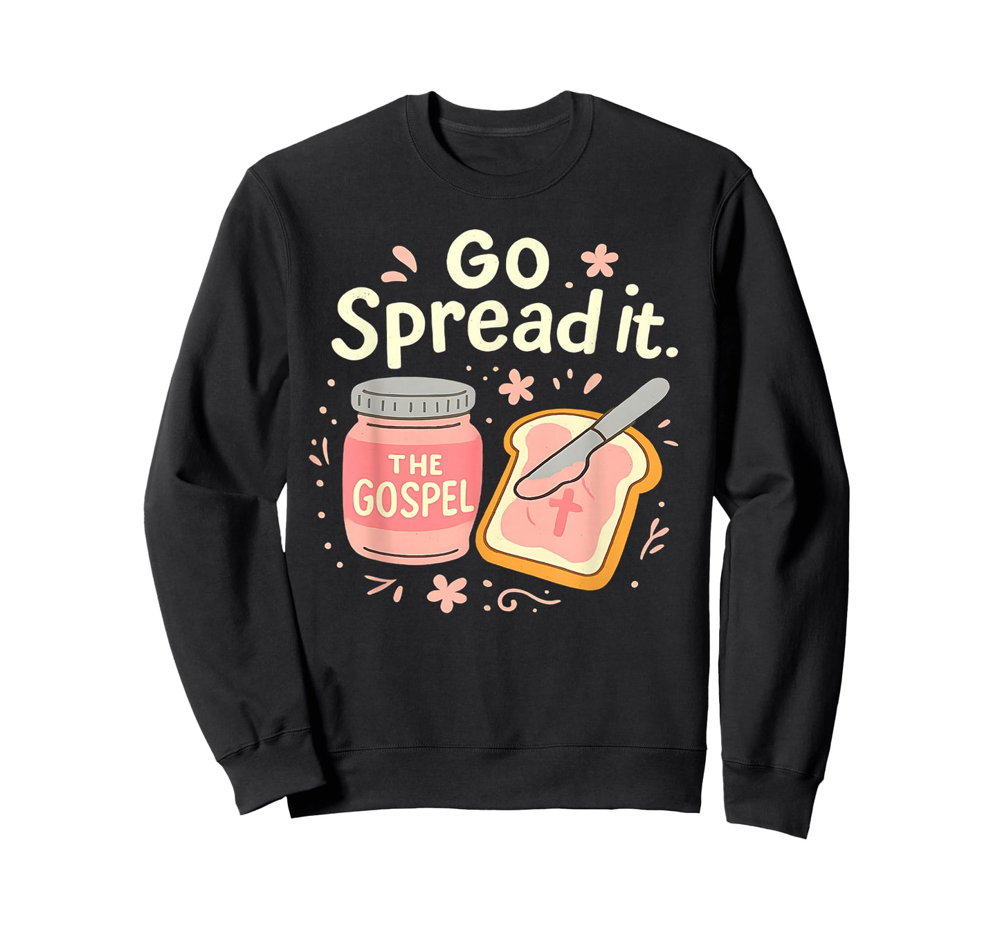 Go Spread It Funny Gospel Pun Christian Faith Religious Art T-Shirt