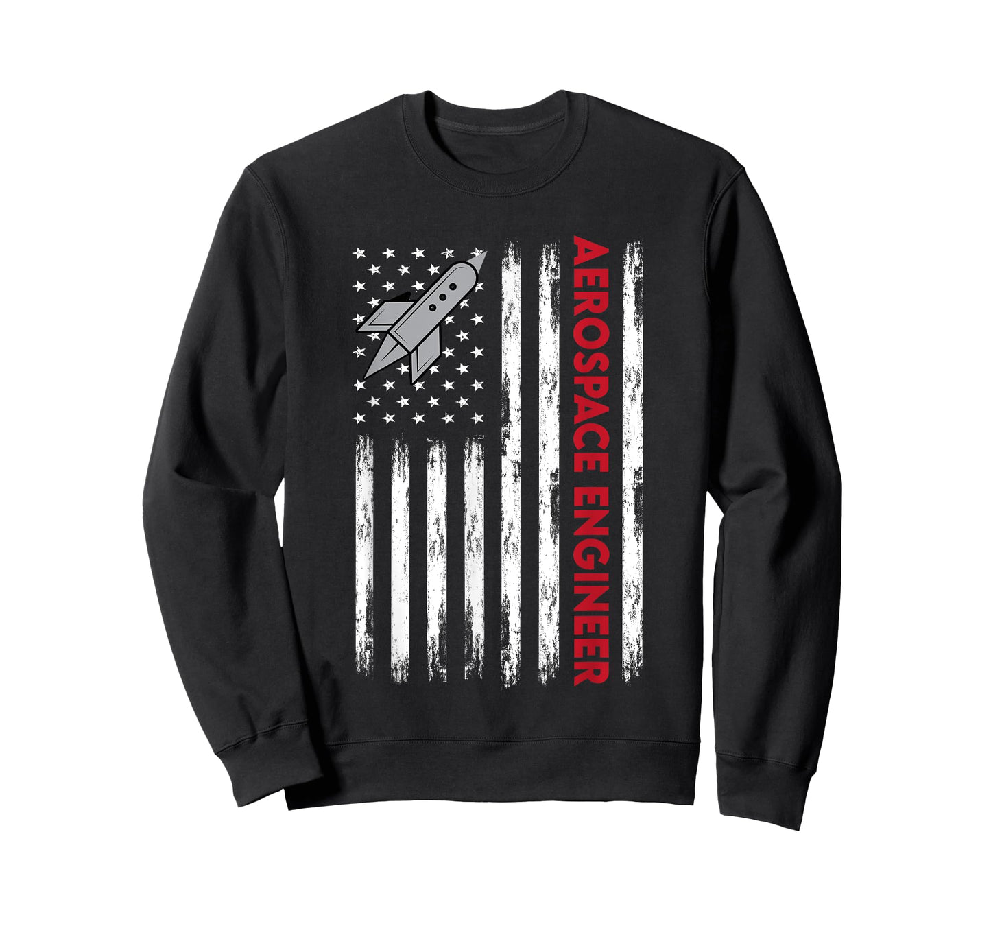 Aerospace Engineer USA Flag Design T-Shirt