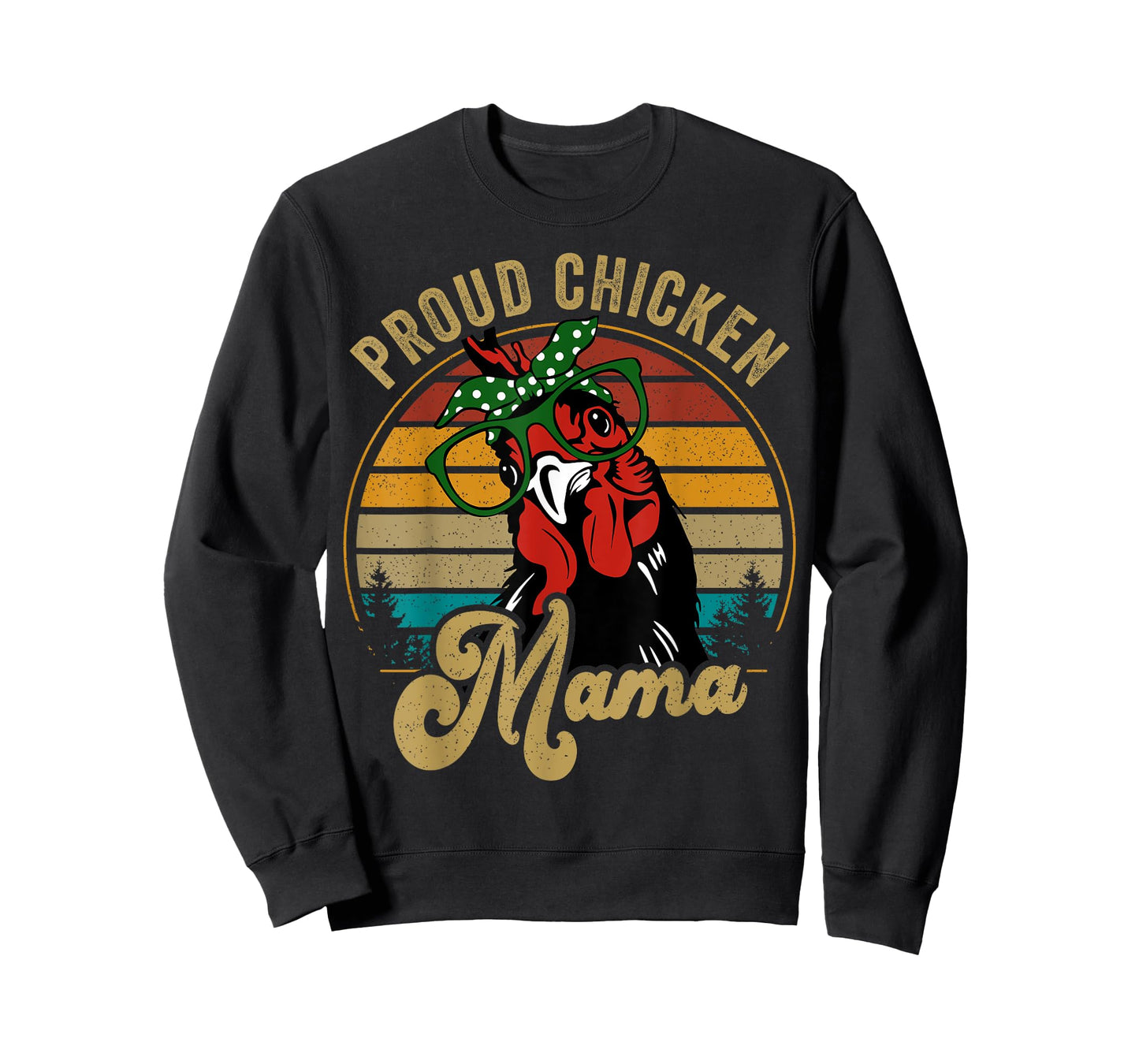 Chicken-Shirt Proud Chicken Mama Hen Mom Farmer Vintage T-Shirt