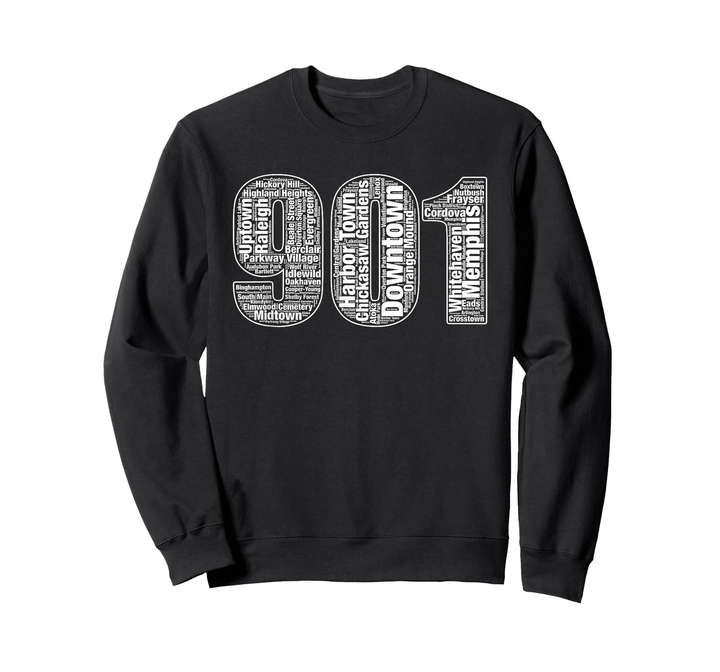 901 Memphis Typography Word Art T-Shirt Small