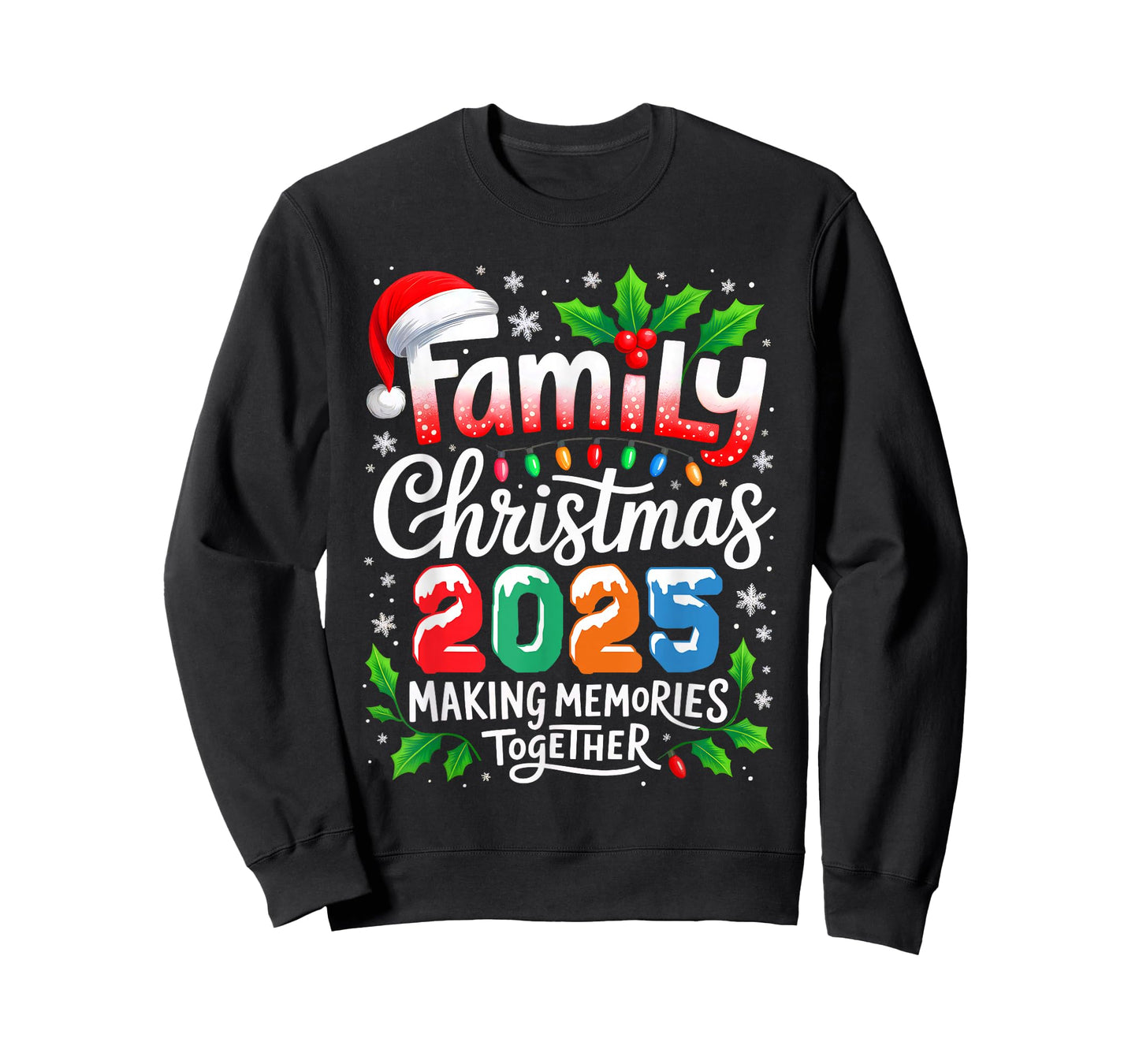 Family Christmas 2025 Matching Family Xmas 2025 Costume T-Shirt
