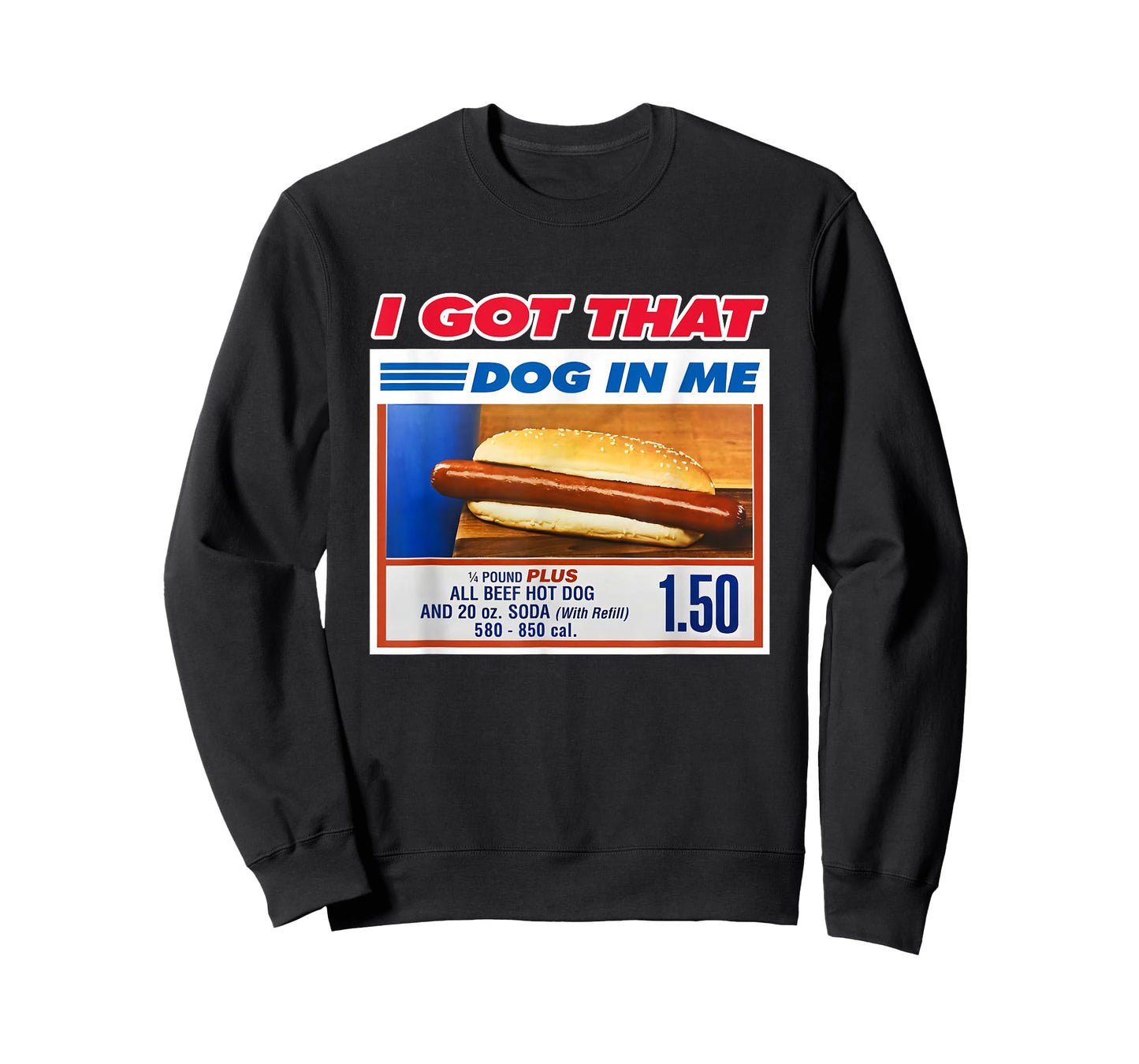 Retro Vintage I Got That Dog in Me Funny Hotdog Men Women T-Shirt
